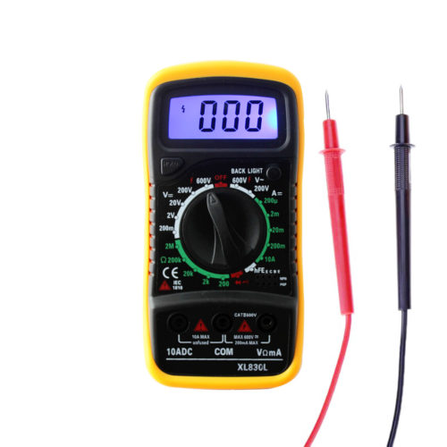 Digital Multi Meter Voltmeter Ohmmeter With Back Light Xl L