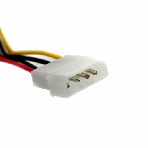 15 Pin SATA Female to Molex IDE 4 Pin Male Power Adapter Cable – Pack of 2 4