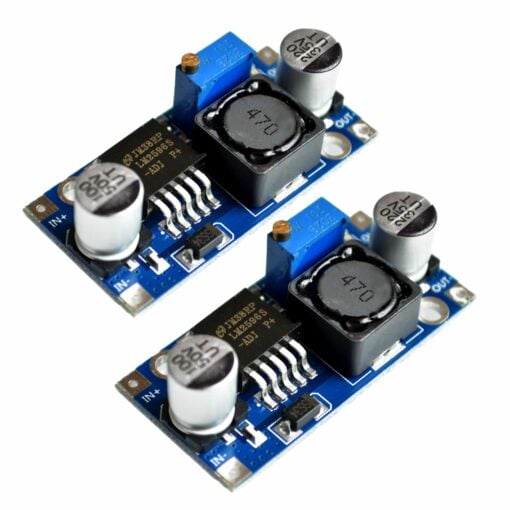 LM2596s DC-DC Step Down Adjustable Power Supply Module – Pack of 2