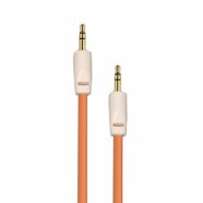 Orange Auxiliary 3.5mm Jack to Jack Male Cable – Pack of 5
