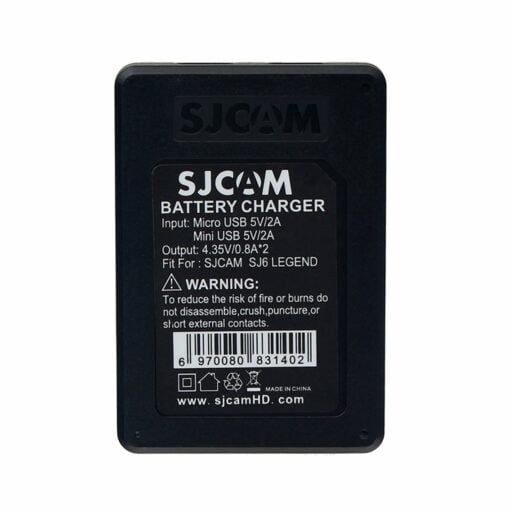 SJCAM SJ6 Sports Action Camera Dual Battery Charger – Legend and Air Model Compatible 3