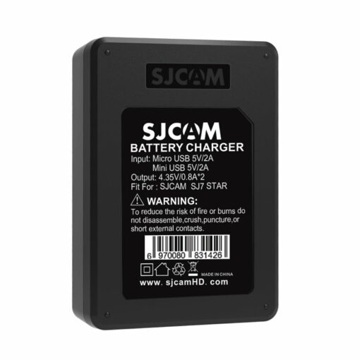 SJCAM SJ7 Star Sports Action Camera Dual Battery Charger 6