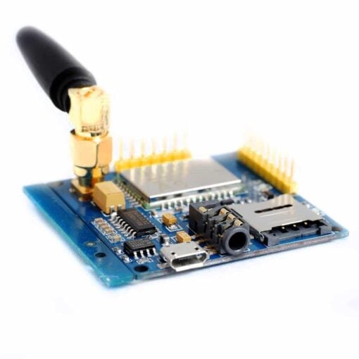 A6 GPRS/GSM Module Board with Antenna and Sim Card Slot Quad Band 850 900 1800 1900 MHz 3