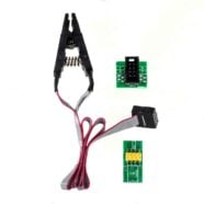 SOIC8 SOP8 Test Clip with Cable + 2 Adapters for EEPROM 93CXX / 25CXX / 24CXX In-circuit Programmin