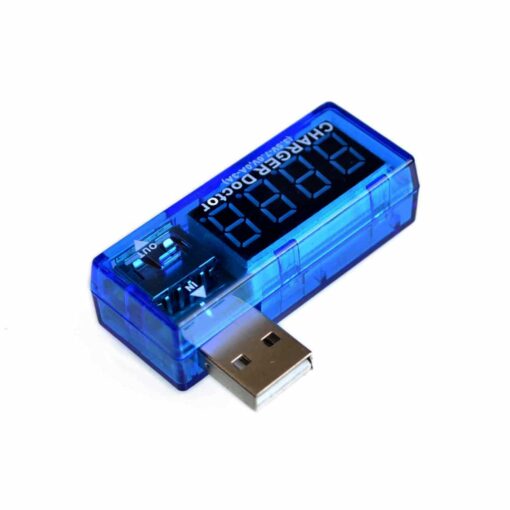 Digital USB In Line Voltage Charging Current Meter