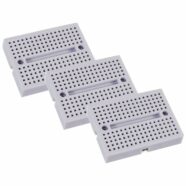 SYB-170 White Mini Solderless Prototype Breadboard with 170 Tie Points – Pack of 3 2