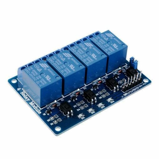 5v 4 Channel Relay Module with Optocoupler 2