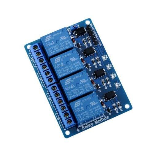 5v 4 Channel Relay Module with Optocoupler 3