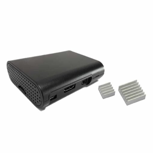 Raspberry Pi 3 Model B+ with Case and Heat Sinks