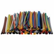 144 Piece Heat Shrink Tube Wrap Pack – 6 Sizes 12 Colours