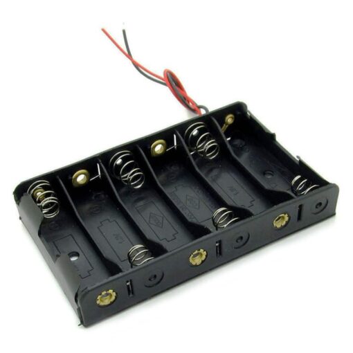 6 x AA Battery Holder Box