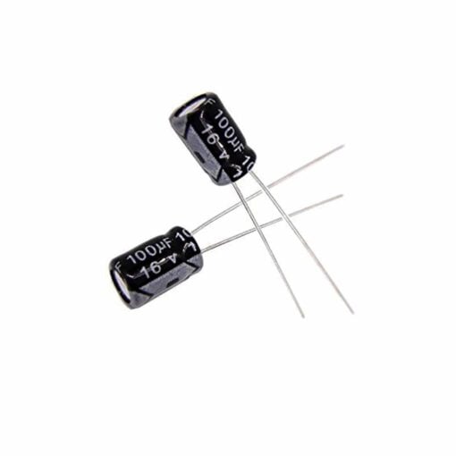 16V 100uF Electrolytic Capacitor – Pack of 20 2