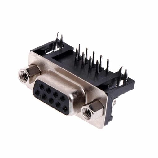 9 Pin Right Angle D-Sub Female Connector 2
