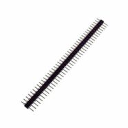 2.54mm 0.1” 40 Way SIL Turned Male to Male Pin Headers – Pack of 5 2