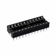 24 Pin 0.3 Inch DIL IC Socket – Pack of 5