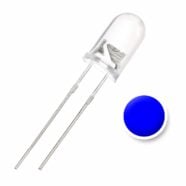 5MM Blue Water Clear Lens LED Diode – Pack of 50 2
