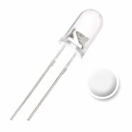 5MM Warm White Water Clear Lens LED Diode – Pack of 50