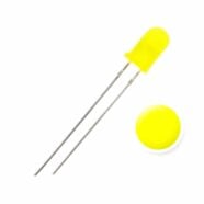 5MM Yellow Diffused Lens LED Diode – Pack of 50