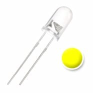 5MM Yellow Water Clear Lens LED Diode – Pack of 50 2