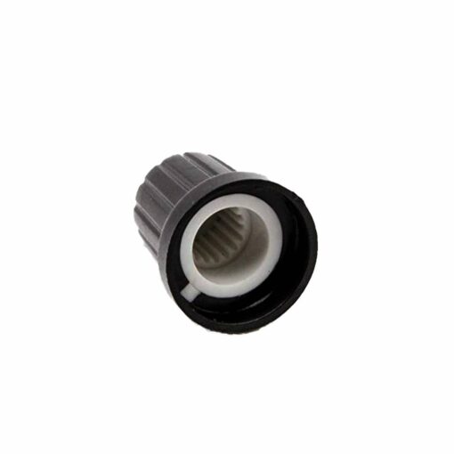 WH148 AG2 Potentiometer Black White Spline 15mm Plastic Knob – Pack of 10 3