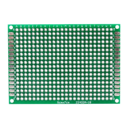 432 Point Solderable PCB Prototype Breadboard 5 x 7cm – Pack of 3 2