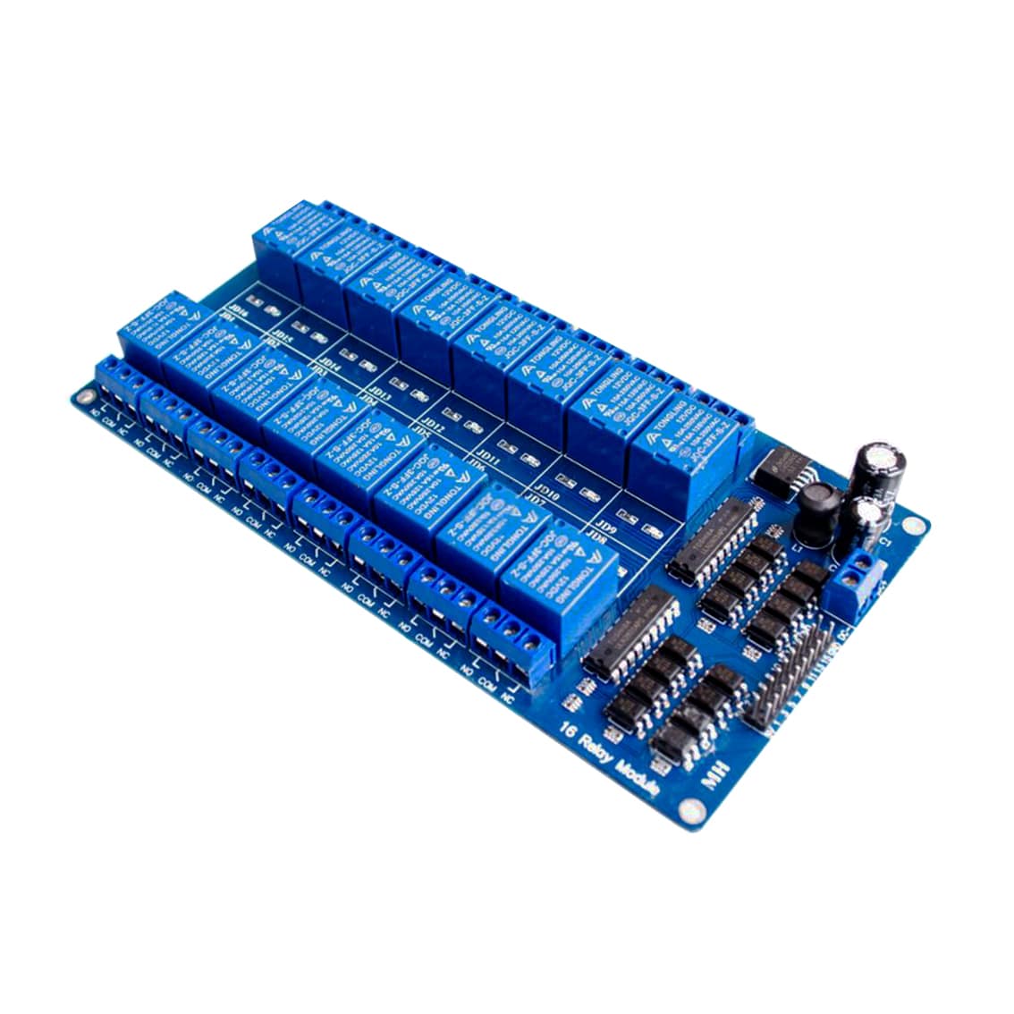 PHI1072127 – 16 Channel 5V Relay Module with Optocoupler 01