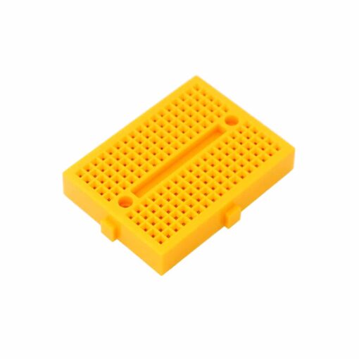 SYB-170 Yellow Mini Solderless Prototype Breadboard with 170 Tie Points – Pack of 3 3