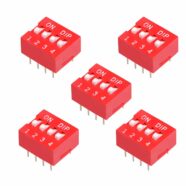 4 Position DIP Switch – Pack of 5