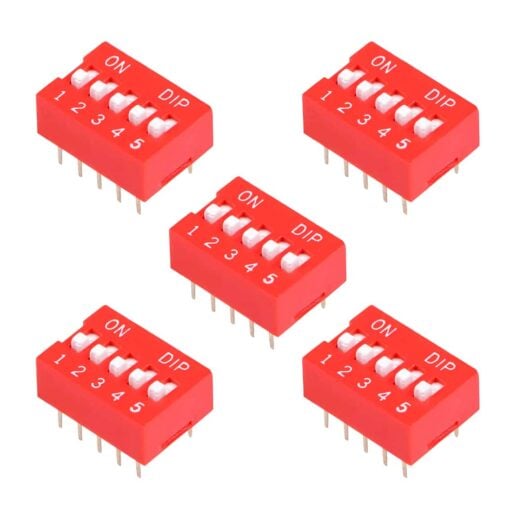 5 Position DIP Switch – Pack of 5 2