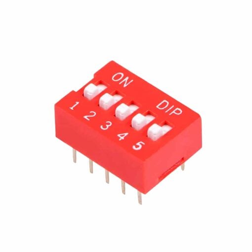 5 Position DIP Switch – Pack of 5 3