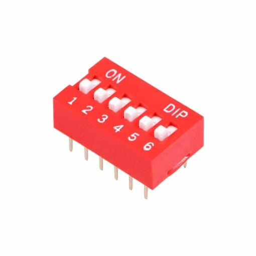 6 Position DIP Switch – Pack of 5 2