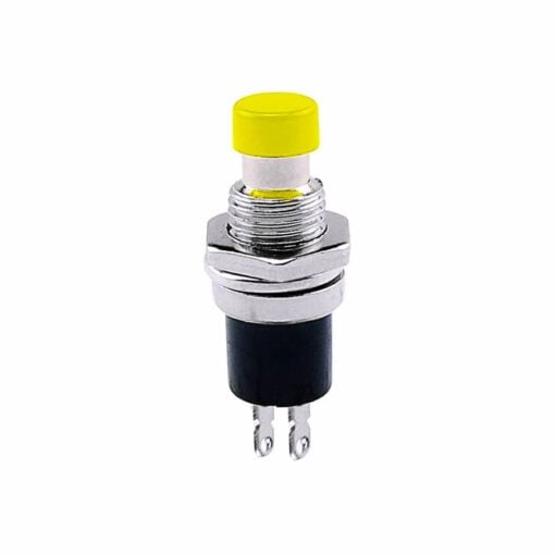Yellow Push Button Switch PBS-110 – Pack of 5 3