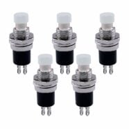 White Push Button Switch PBS-110 – Pack of 5