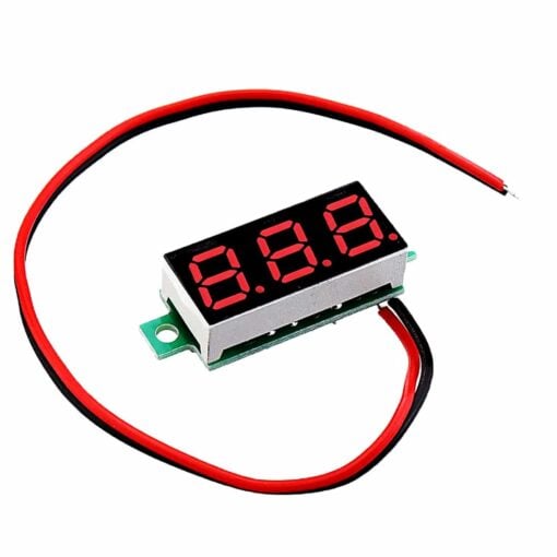 0.28 Inch Red Digital DC Voltmeter – 2.5V – 30V Range 2