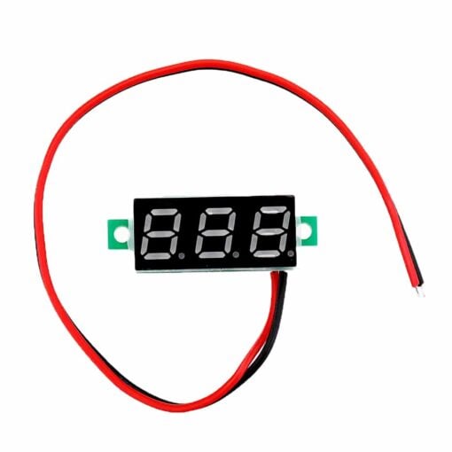 0.28 Inch Red Digital DC Voltmeter – 2.5V – 30V Range 3