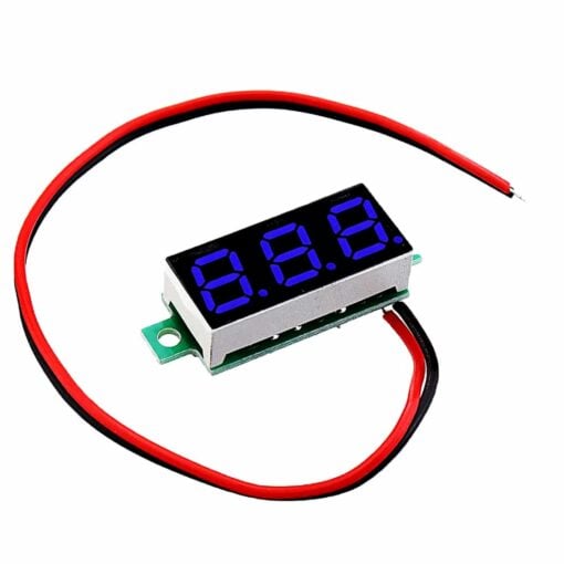 0.28 Inch Blue Digital DC Voltmeter – 2.5V – 30V Range 2