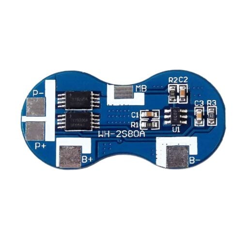 2S 18650 Lithium Battery Charging Protection Board – 7.4V 4A
