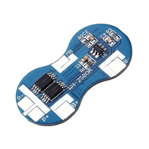 2S 18650 Lithium Battery Charging Protection Board – 7.4V 4A 2