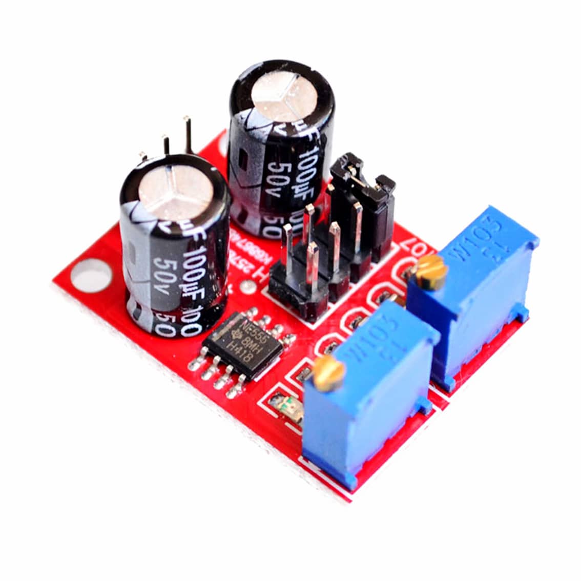 NE555 Adjustable Pulse Frequency and Duty Cycle Module 2
