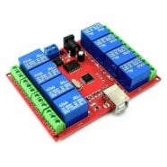 8 Channel 12V Low Level USB Relay Module