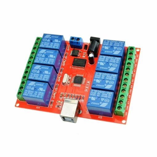 8 Channel 12V Low Level USB Relay Module 3