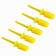 Yellow Multimeter Lead Wire Test Hook – Pack of 5 2