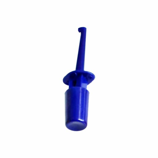 Blue Multimeter Lead Wire Test Hook – Pack of 5 3
