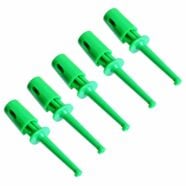 Green Multimeter Lead Wire Test Hook – Pack of 5
