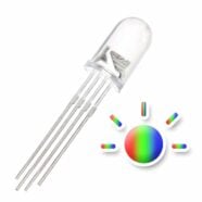 5MM RGB Water Clear Lens LED Diode Common Anode – Pack of 50 2