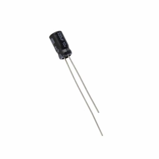 10V 220uF Electrolytic Capacitor – Pack of 30 2