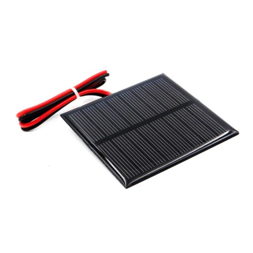 4V 160mA Solar Panel with Cable – 70mm x 70mm 3
