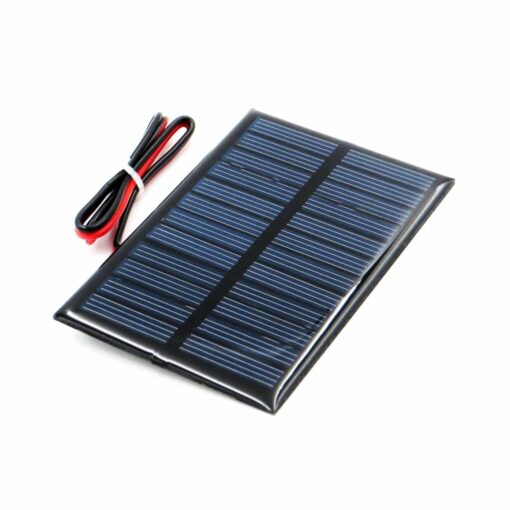 5V 150mA Solar Panel with Cable – 60mm x 90mm 2