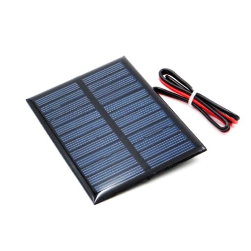 5V 150mA Solar Panel with Cable – 60mm x 90mm 3