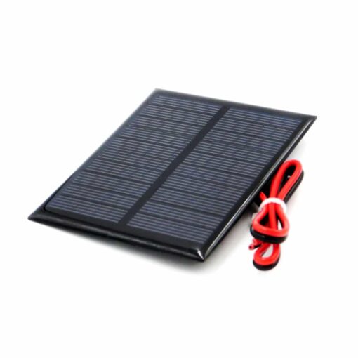 5V 200mA Solar Panel with Cable – 100mm x 70mm